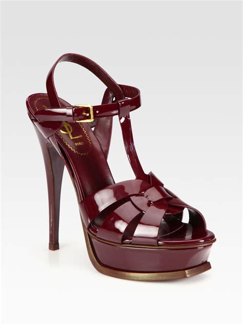 sandalo rosso ysl|Saint Laurent Sandals for Women .